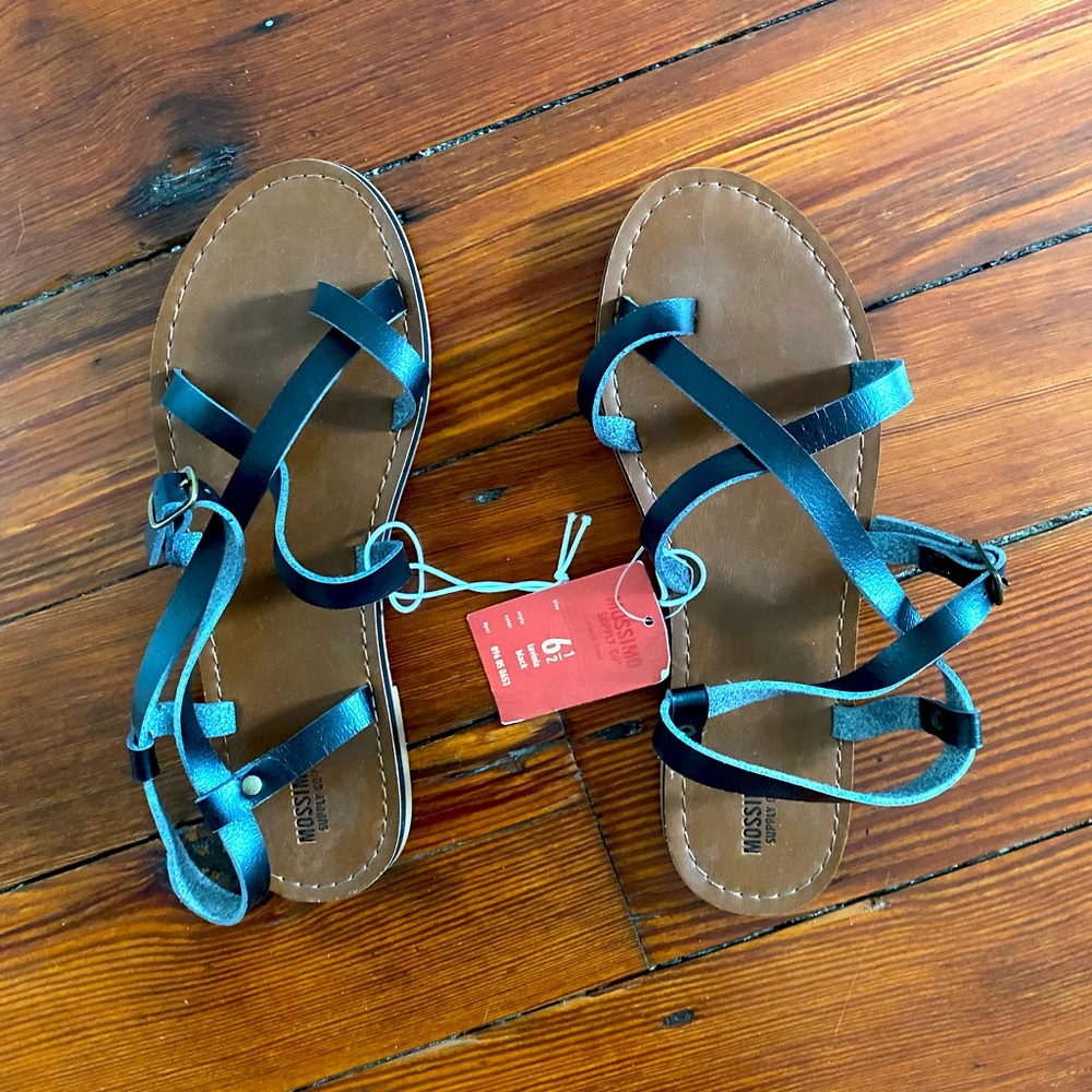 Mossimo Supply Co. Black Lavinia Sandals